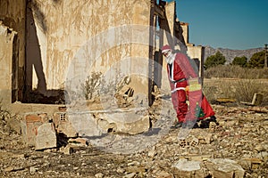 Frustrated Santa Claus