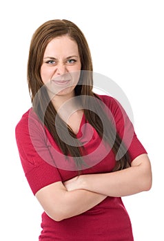 Frustrated young woman