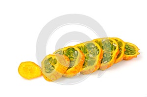 Fruta del paraiso sliced photo