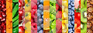 Fruts and vegetables. Background. Fresh food.