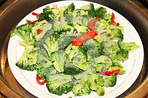 Fry Broccoli feature