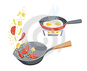 Fry in a pan