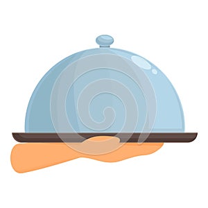 Frying pan icon cartoon vector. Menu sauce