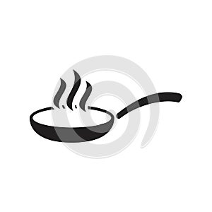 Frying pan icon vector illustration