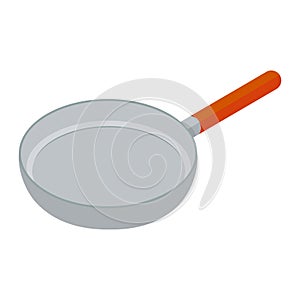 frying pan illustration isolated on a white background