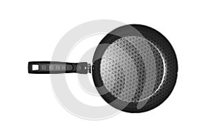 Frying pan with non-stick coating.