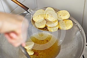 Frying potato