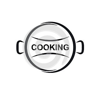 Fryingpan icon vector illustration concept design