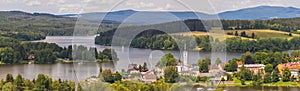 Frymburk, Czech republic - the Lipno reservoir