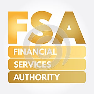 FSA - Financial Services Authority acronym