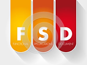 FSD - Functional Specifications Document, concept background