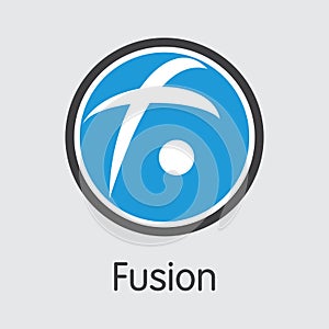 FSN - Fusion. The Trade Logo of Coin or Market Emblem.