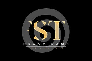 FST abstract letter logo design