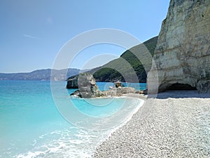 Fteri Beach Kefalonia Island Greece Beach in paradise photo