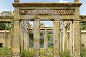 Panshanger orangery and conservatory , victorian ruin photo
