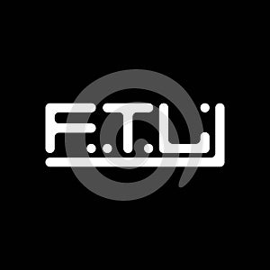 FTL letter logo creative design with vector graphic, FTL