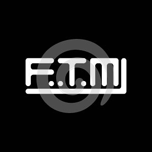 FTM letter logo creative design with vector graphic, FTM simple and modern logo photo