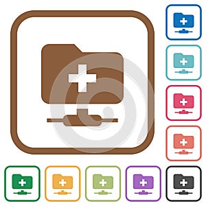 FTP create folder simple icons