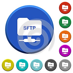 FTP over SSH beveled buttons