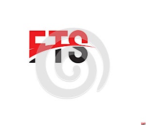 FTS Letter Initial Logo Design Vector Illustration