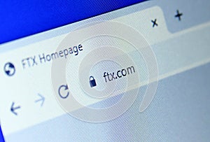 FTX exchange website