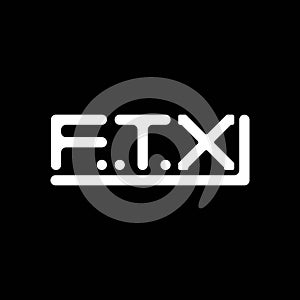 FTX letter logo creative design with vector graphic, FTX