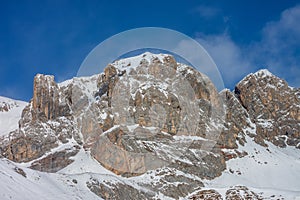 The Fuciade basin surrounded by the southern peaks of the Marmolada Group, Dolomites, UNESCO World Heritage Site photo