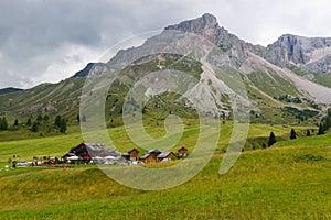 Fuciade Valley in the Dolomites photo