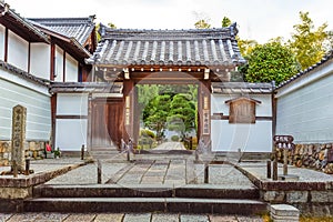 Fuda-in Temple one of Tofuku-ji's sub-temple in Kyoto