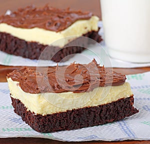 Fudge Cheesecake Brownie