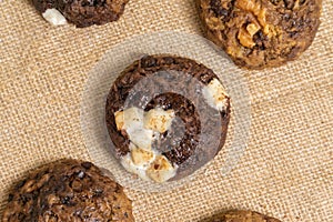 Fudgy Soft Baked Chocochip Cookies