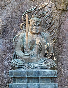 Fudomyoo at Hasedera Temple in Kamakura