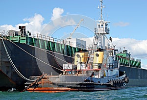 Fuel Barge and Tug