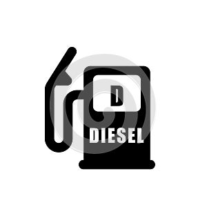 Fuel diesel pump. vector