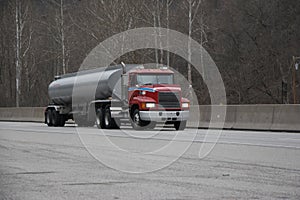 Fuel or Gas Tanker Truck