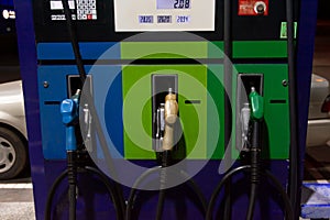 Fuel gasoline dispenser, gas station