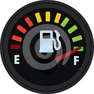 Fuel gauge, full tank