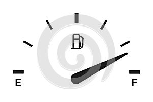 Fuel Gauge Vector Icon