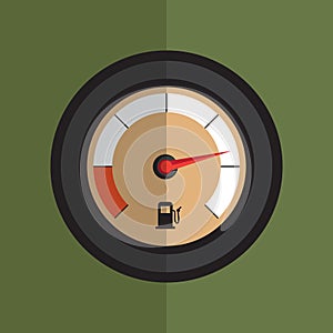fuel gauge. Vector illustration decorative design