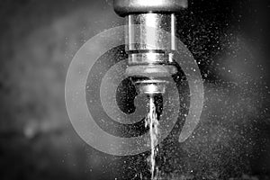 Fuel injector in action