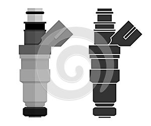 Fuel injector, injecting fuel into internal engine