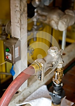 Fuel line to boiler