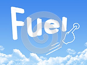 Fuel message cloud shape