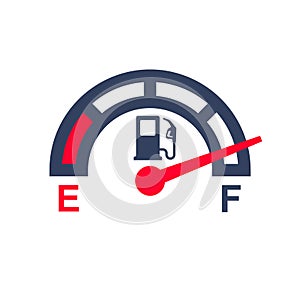 Fuel meter. Gas gauge