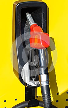 Fuel Nozzle in Gas Station