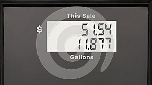 Fuel prices, expensive gas prices, led displays at gas stations, rising costs, energy crisis