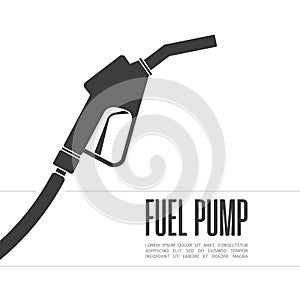 Fuel pump icon. photo
