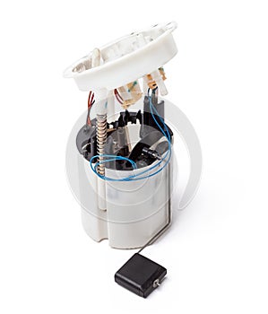 The fuel pump for replacement when repairing a car - injection pump with a fuel level sensor when undergoing scheduled maintenance