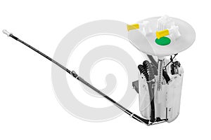 fuel pump tank car on white background