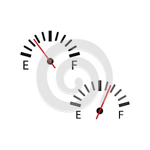 Fuel sensor icon. Vector illustration.